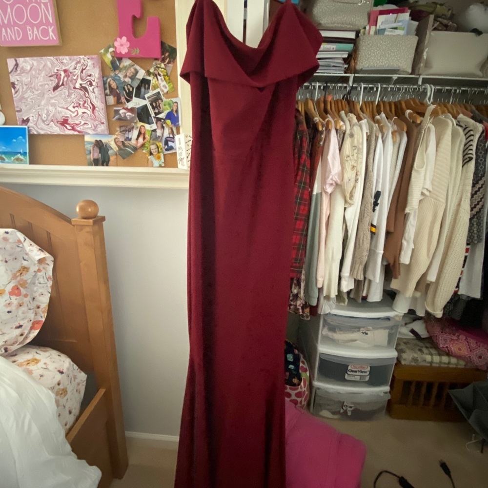 Beautiful prom red dress